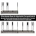 Kitchative Expandable Pot and Pan Organizer Rack XL for Kitchen Pantries and Cabinets - Extendable Base (Up to 22.5