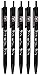 NFL Baltimore Ravens Disposable Black Ink Click Pens, 5-Pack