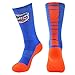 NCAA Florida Gators Women's Champ Performance Crew Socks,Royal/Orange,Womens Medium 9-11