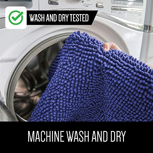 Gorilla Grip Original Luxury Chenille Bathroom Rug Mat, 17x24, Extra