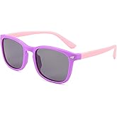 COASION Polarized Kids Sunglasses UV 400 Protection for Girls Boys Classic Retro Style Toddler Shades Age 3-12