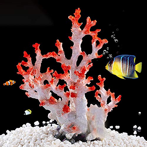 Danmu 1Pc of Polyresin Coral Fish Tank Aquarium Decoration, Coral