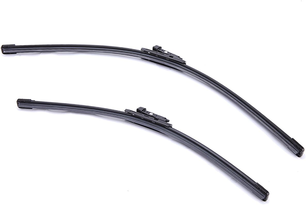 IIIPILOTING V2-24-19 Silicone Direct Connect Wiper Blades Front Windshield Arms 24" 19"