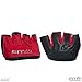 The Anti-Ripper Glove | Fit Four Callus Guard Fitness Gloves for Weightlifting & Cross Training Athletes - Premium Leather Palm (Blood Red & Black, Small)