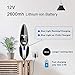 WELIKERA Handheld 12V 5000PA Portable, Strong Suction Rechargeable Cordless Vacuum Cleaner with Quick Charge Hand Held Vac for Home Car Pet Hair, Black