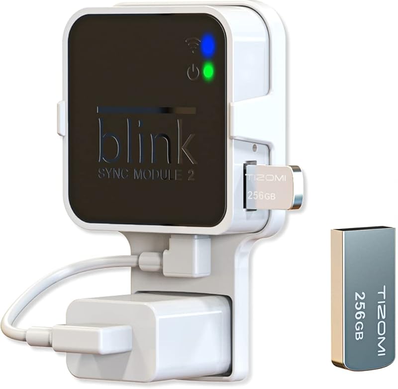 Tizomi 256GB USB Flash Drive for Blink Sync Module 2 Local Video Storage Mount