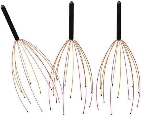 Goda Scalp Head Massager Set of Three (Assorted)