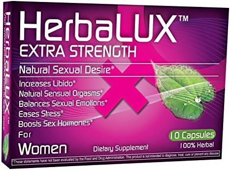 HerbaLUX for Women - Extra Strength - 100% Natural &amp; Herbal Female Sexual Enhancement Pill. Contains High Quality Ingredients, Chosen Carefully to Provide Superior Performance