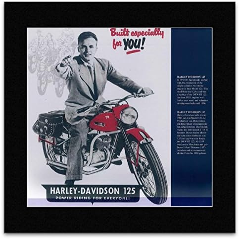 Scooters & Mopeds - Harley-Davidson 125 Mini Poster - 40x40cm