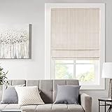 Madison Park Galen Cordless Roman Shades - Fabric