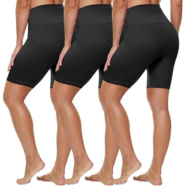 G4Free Short De Motard Pour Femme - Taille Haute - 20,3 Cm - Avec