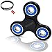 Fidget Spinner Toy Stress Reducer, Fingertip gyro with New Ball Bearing Good for ADD, ADHD, Anxiety Multipurpose convenient EDC Focus Toy(black blue)
