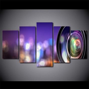 Yijian Mural Moderna De La Pintura Marco De Lona Poster 5