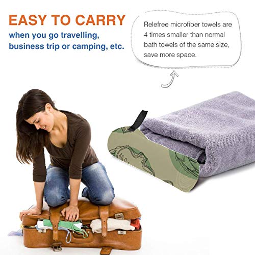 NA-Green-Fashion-Forest-Bamboo-Shoots-Towel-Microfiber-Hair-Travel-Towel-Camping-Microfiber-Towels-For-Body-Beach-Towel-Family-275-X-5170-X-130cm-best-For-Gym-Travel-Camp-Yoga-Fitnes