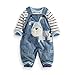 Cute Baby Boys Clothes Toddler Boys' Romper Jumpsuit Overalls Stripe Rompers Sets