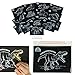 HELLOPROM Scratch Art for Kids & Adults, Dinosaur Scratch Set 201