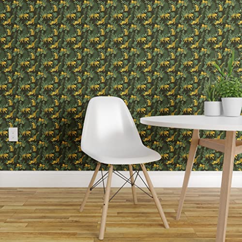 Peel & Stick Wallpaper 9ft x 2ft Leopards Forest Jungle Park Leopard