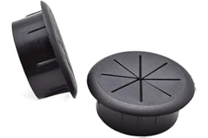 Aifeier ET 2 Inch (50mm) Flexible Desk Grommets Wire Cord Hole Cover Cable Organizer for Desktop Equipment Wiring Management and Protection