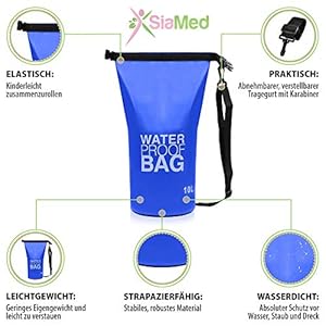 Schnorchelmasken 51bkWXNE WL. SS300 Wasserdichte Tasche für Boot und Kajak, Angeln, Rafting, Schwimmen, Camping und Snowboarden