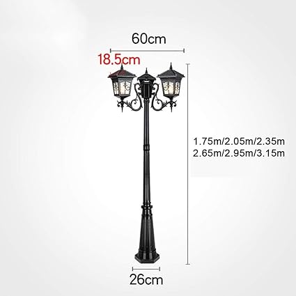Amazon Com Eivinom Retro Victoria Outdoor Patio Column Light 3