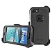 ALNEED iPhone 8 Case,iPhone 7 Case,Heavy Duty Drop Protection Tough Rugged Hybrid Hard Shell Cover Case with Belt Clip Screen Protector for iPhone 7 [4.7 inch](Black)