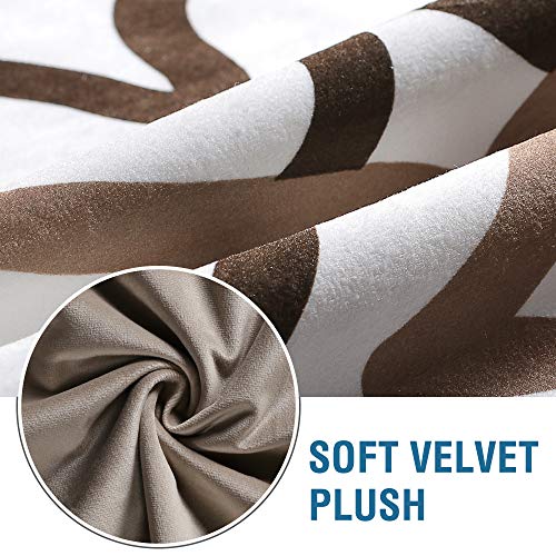 H.VERSAILTEX Original Velvet Cushion Covers 18x18 Mix and Match (Set of