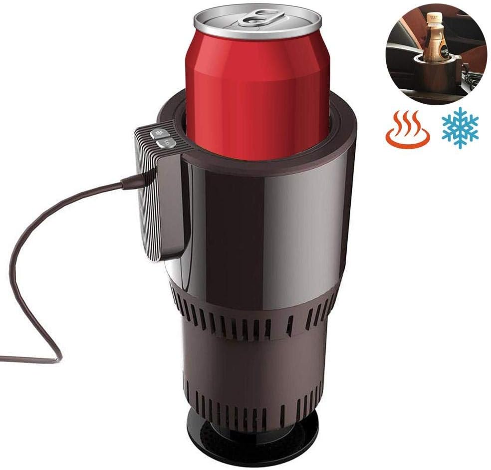 UYKIKUI Car Coffee Warmer ，Car Cup Warmer Cooler 2In1 Heating Smart