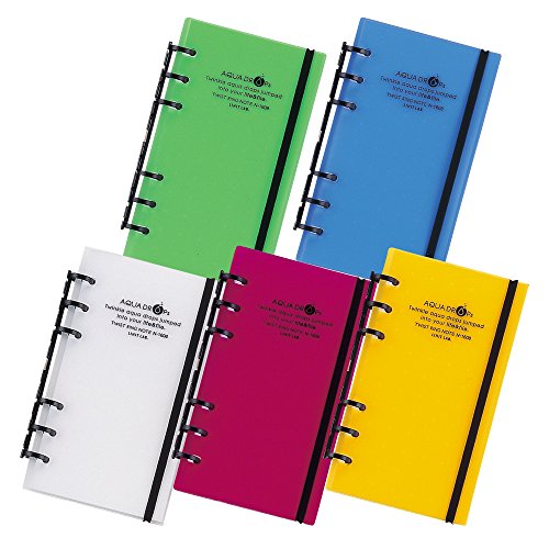 Lihit Lab. Inc. twist ring notebook Aqua Drops N50201 milky whit eBay