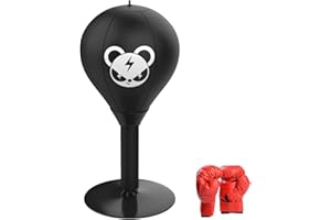 Desktop Punching Bag – Table Boxing Ball, Suction Cup Stress Reliever | Thickened Heavy Duty Desktop Boxing Bag for Office De