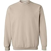 Gildan unisex-adult Fleece Crewneck Sweatshirt, Style G18000, MultipackSweatshirt