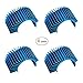 YQBOOM (4-Pack) Aluminum Electric Engine Motor Heatsink Fins Cooling for RC 540 550 Size Brushed Brushless RC Car Accessories (Blue)