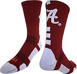 Alabama Crimson Tide Baseline Crew Socks