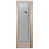 Pantry Door Sans Soucie Etched Glass Interior Door Doug Fir