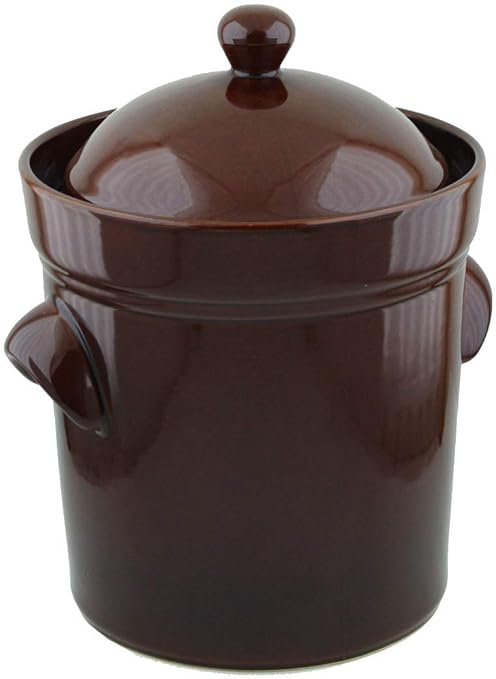 10L - Olla para fermentación (2,6 L), color marrón: Amazon ...