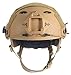 DLP Tactical Impax Extreme Fast Bump Helmet with Accessory Mounts - Tan