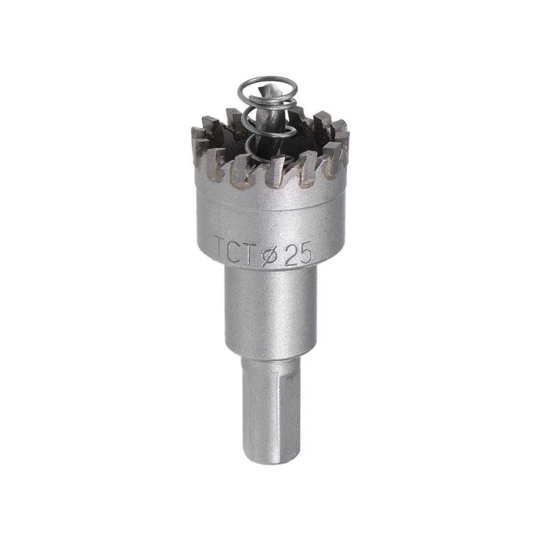 sourcing map 25mm Carbide Hole Cutter, Hole Saws for Stainless Steel Sheet Metal, High Density Carbide Tooth