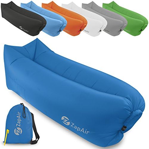 Inflatable Lounger Air Sofa | Easy Blow Up Beach Couch | Lazy Hangout Lounge With Carry Bag | Portable Quick Inflate Indoor or Outdoor Bed | Ideal for Camping, Hiking, Music Festivals And Pool Party