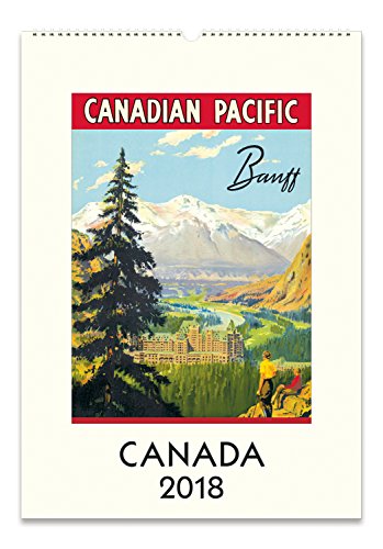 Cavallini Papers & Co Canada 2018 Wall Calendar