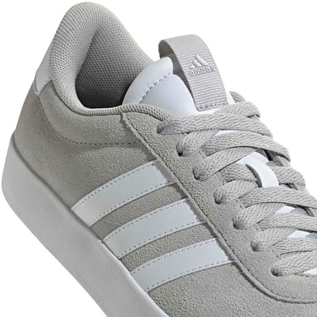 Mujer Vl Court 3.0 Shoes, Grey Two / Cloud White / Silver Metallic, 44 EU