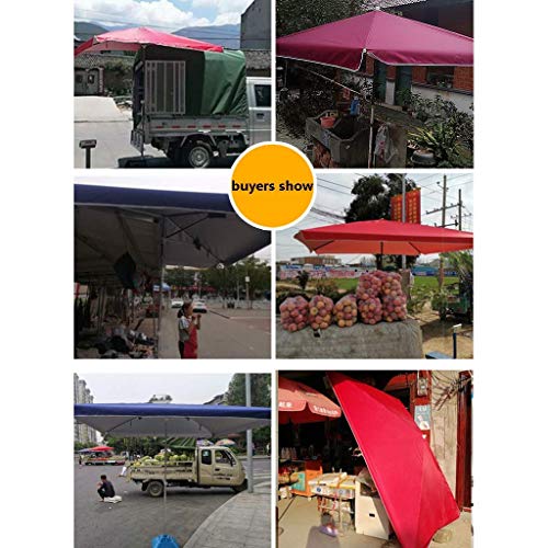 CCLLA Tragbarer Sonnenschirm, Gartenschirm, quadratischer Sonnenschirm, Sonnenschirm, Schutz vor Wind und Regen… – Bild 3