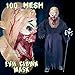 Sound Activated LED Light Up Mask,Halloween DJ Music LED Party Mask (Brown)