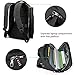 TIGERNU Slim Laptop Backpack Anti Theft Waterproof Mochila Rucksack with USB Charging Port Travel Business School Bag for Men Women Fit 14/15.6 Inch Computer (Black)