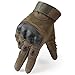JIUSY Touch Screen Military Rubber Hard Knuckle Tactical Gloves Full Finger and Half Finger Cycling Motorcycle Gloves