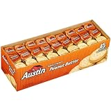 Austin Toasty Crackers w/ Peanut Butter- 45ct (2 Pack) - Total 90 ct.