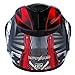 1Storm Motorcycle Bike Full FACE Helmet Mechanic Skull - Tinted Visor RED