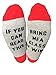 ZG&DD Mens Fashion Socks IF YOU CAN READ THIS Bring Me a Glass of Wine
