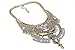 Stuffwholesale Chunky Turkish Bib Statement Necklace Marquise Pendant Choker Women Necklace Jewelry (Gold)