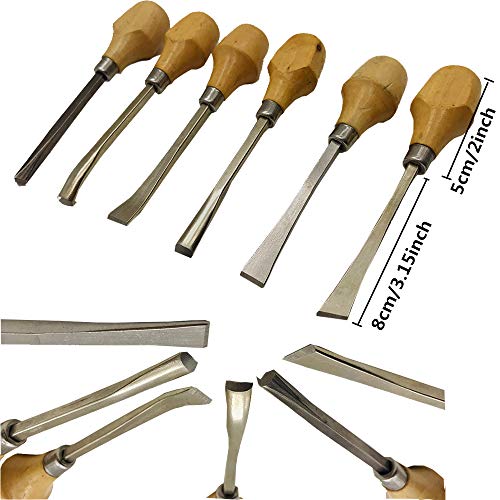 Fycooler Wood Carving Tools Set,20Pcs Wood Carving Tools Kit with