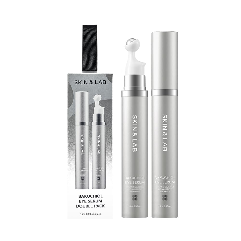 View 1 of [SKIN&LAB] Bakuchiol Eye Serum with Caffeine, Roll-on Korean Under Eye Serum, Anti-Aging Wrinkle Care for Fine Lines, vegan, cruelty-free (1.0 Fl Oz (Pack of 2))