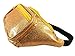 Shiny Gold Fanny Pack That Sparkles (Sparkle Gold)